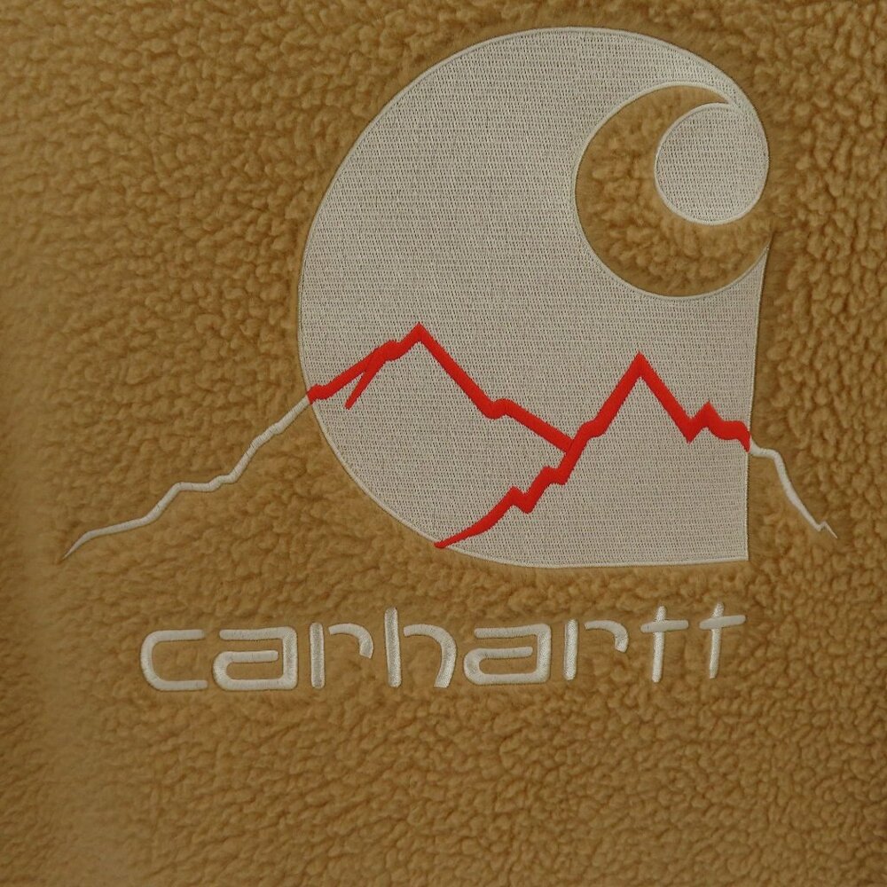 NEW Carhartt Men Large LG WIP Pinnacle Vest Wax Dusty Hamilton Brown A212051 - Picture 3 of 16